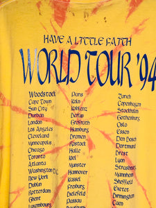 Authentic Joe Cocker Concert Tee/ Have A Little Faith World Tour ‘94 Tie Dye
