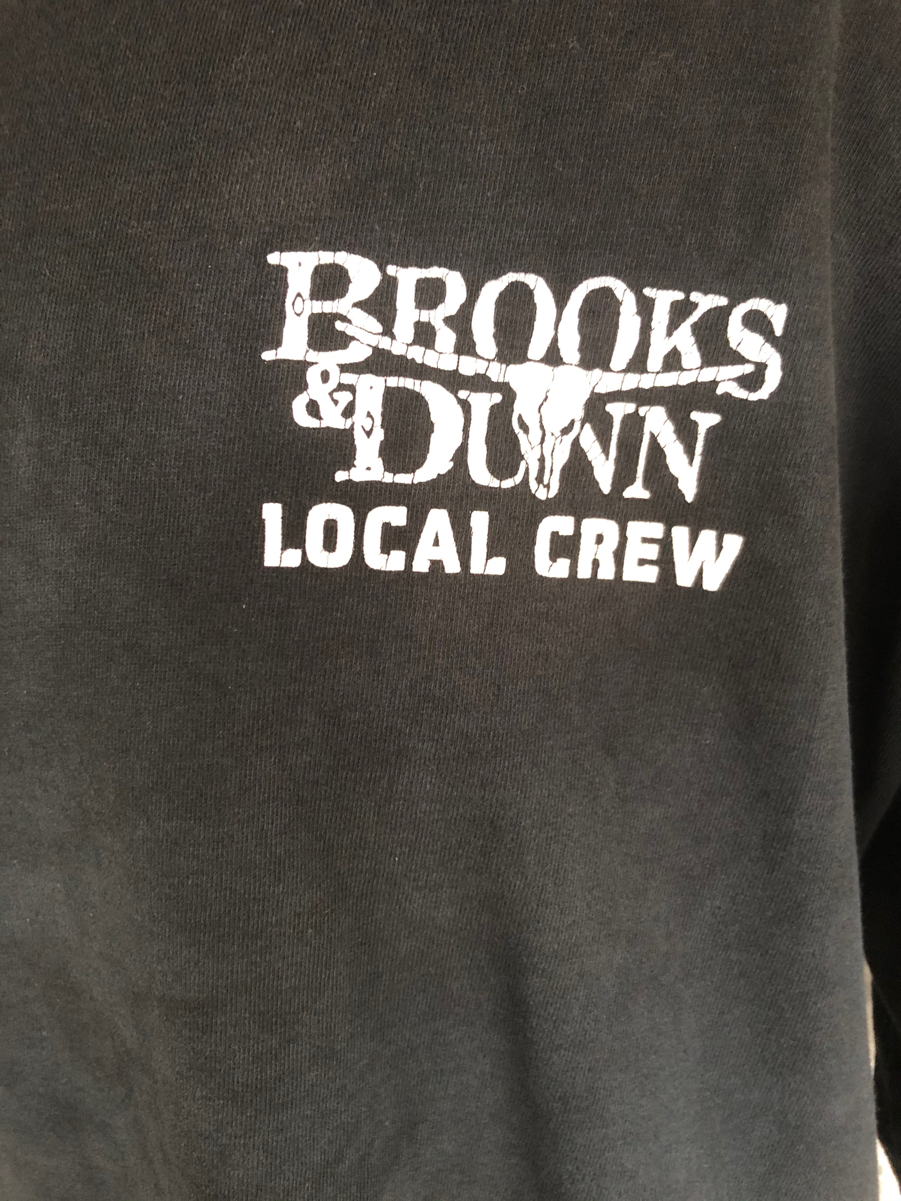 Authentic 90's Brooks & Dunn "Local Crew Tee"