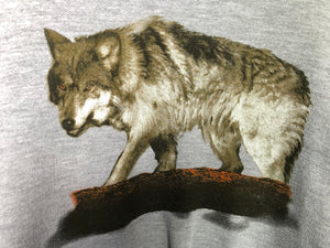 90's Oversized Wolf Sweater