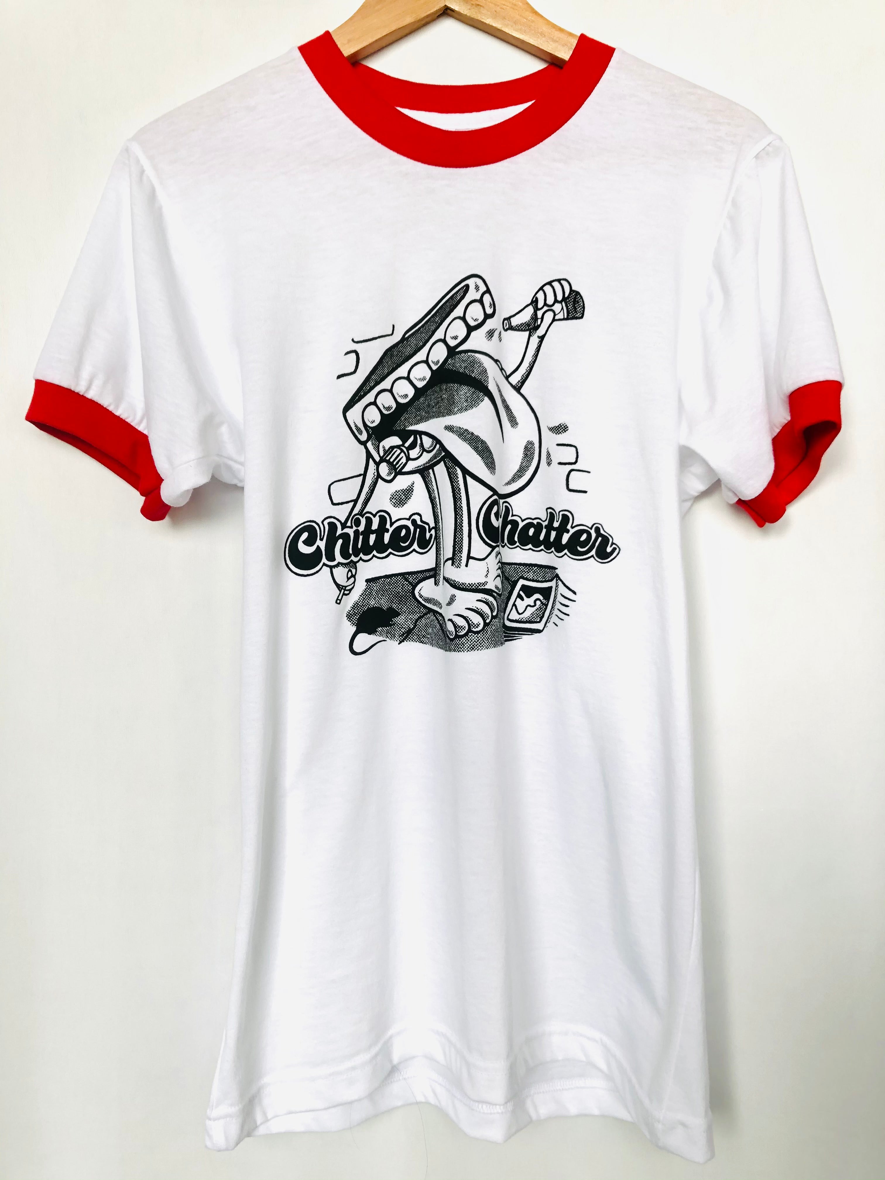 Local Oblivion “Chitter Chatter” Ringer Tee American Apparel