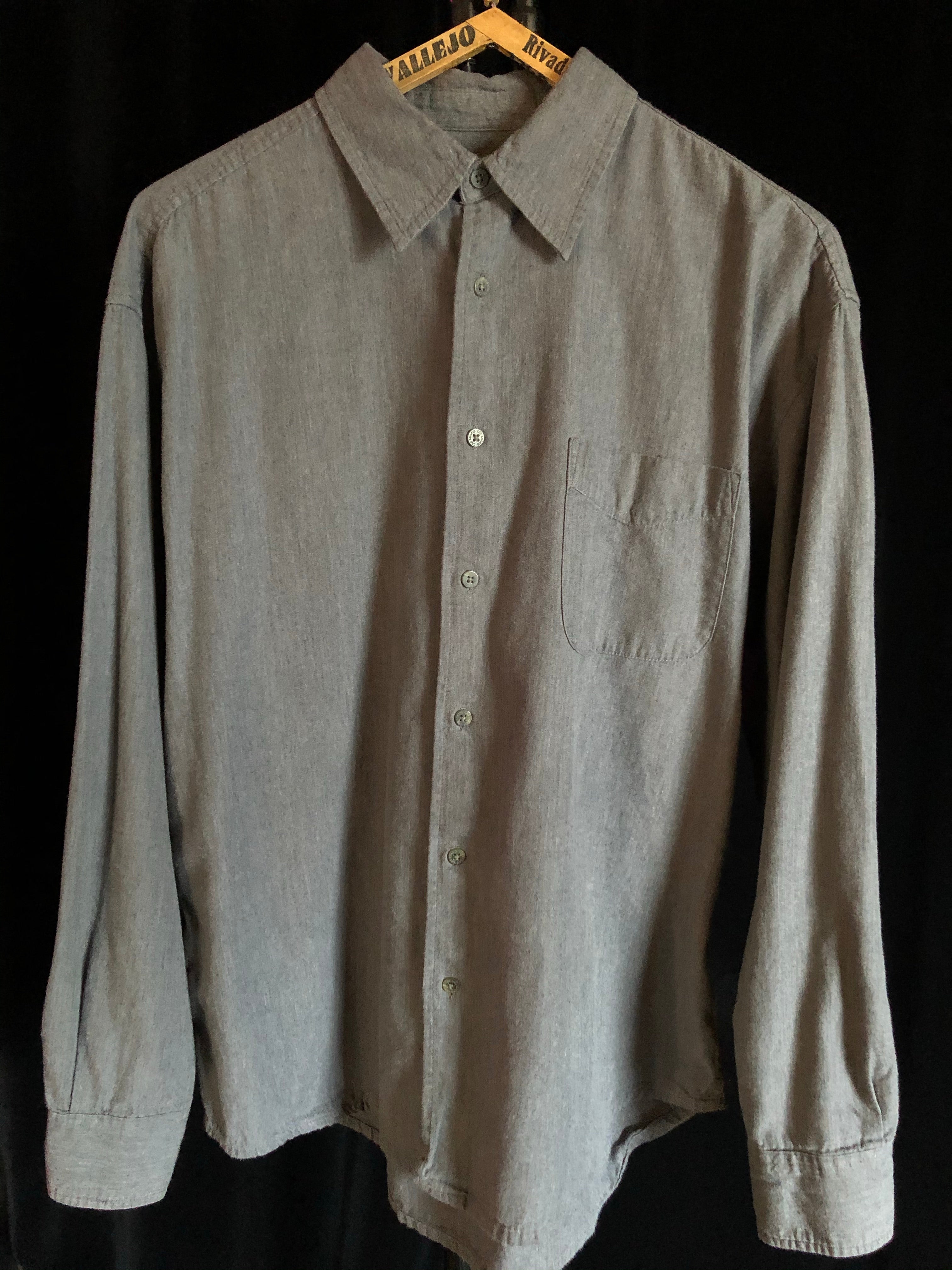 CRB Khakis 100% Cotton Grey Pocket Shirt