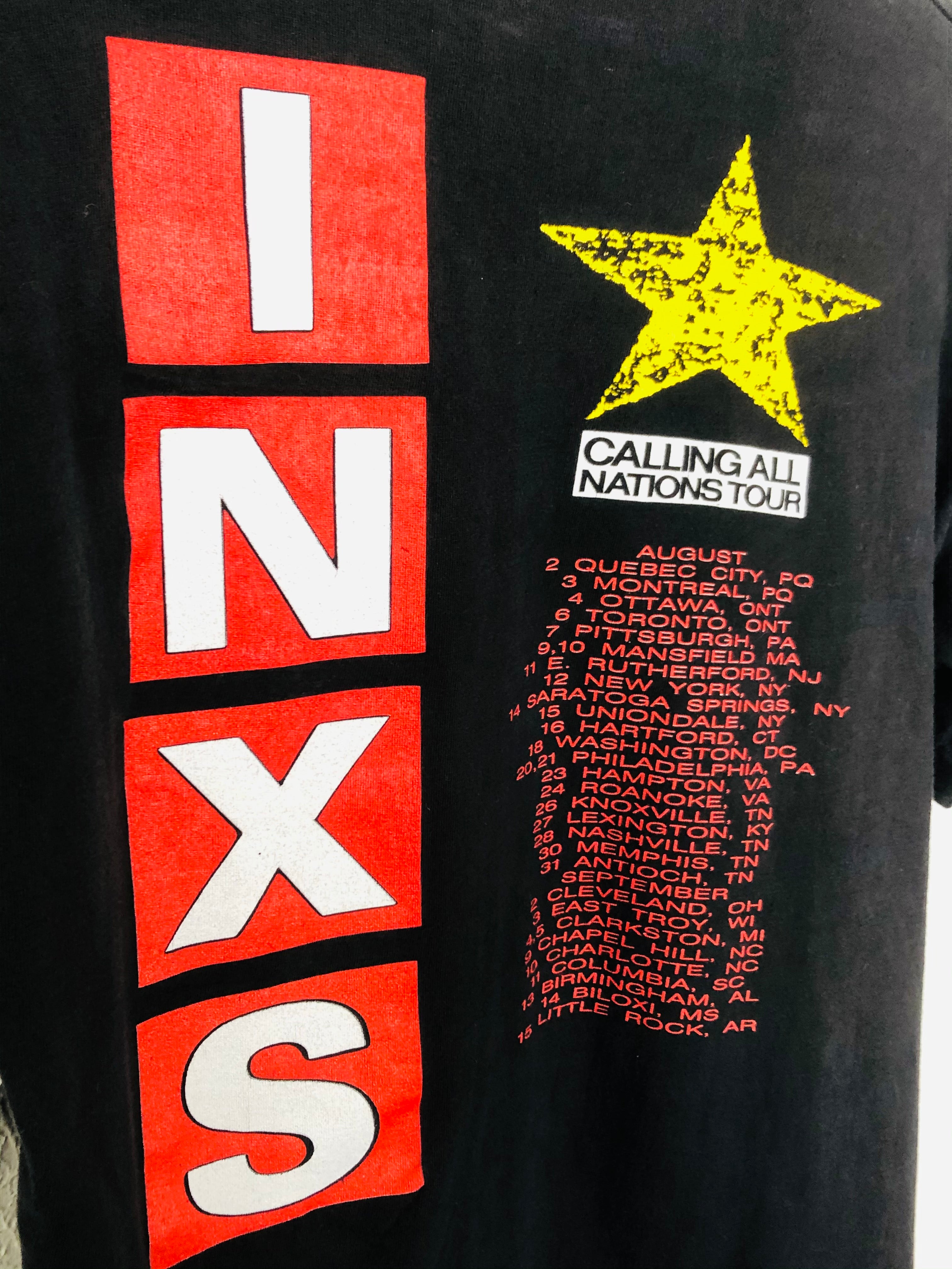 Collector’s Edition OG ‘88 INXS Calling All Nations Tour Concert Tee.