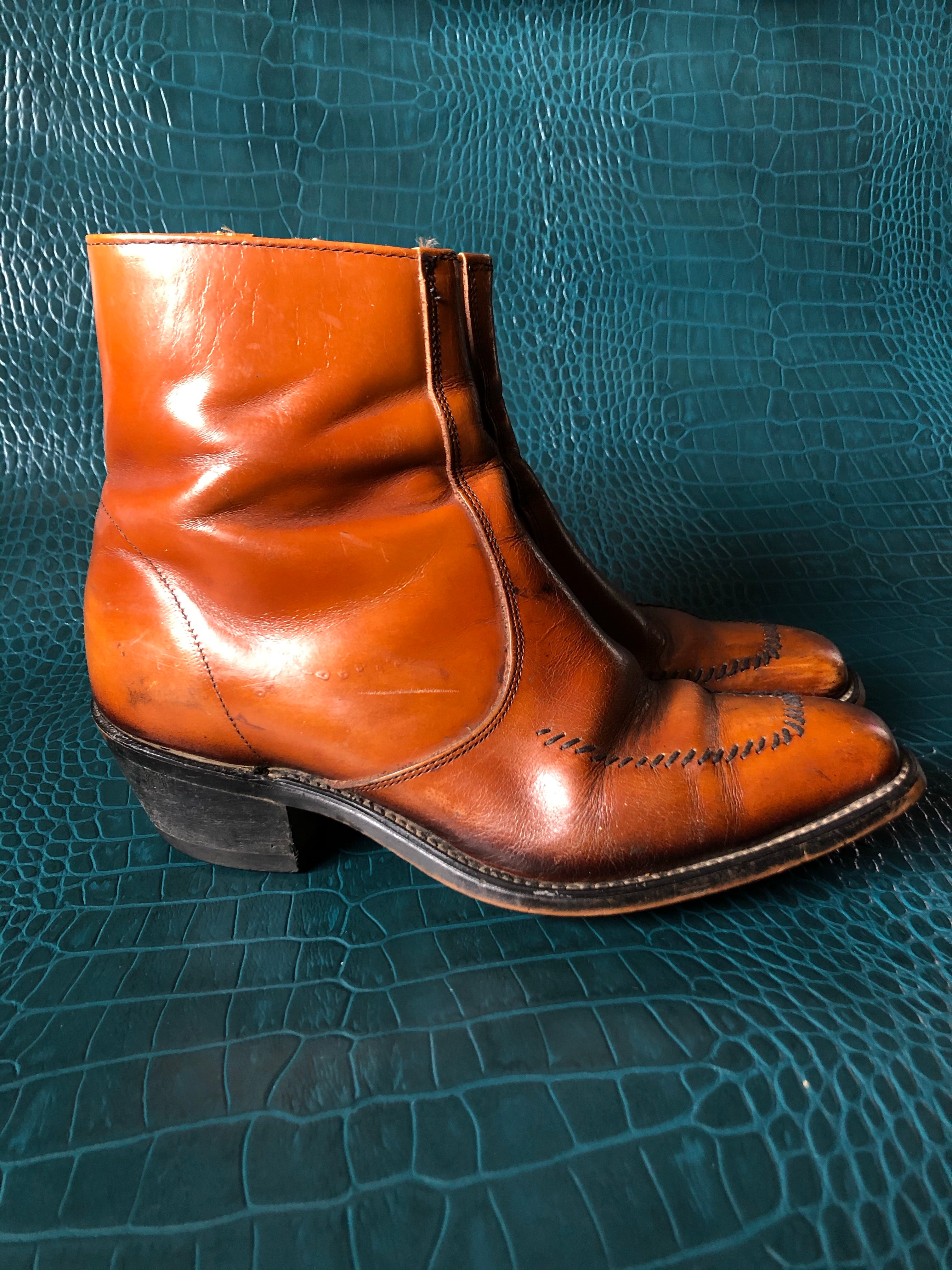 vintage 70s leather boots