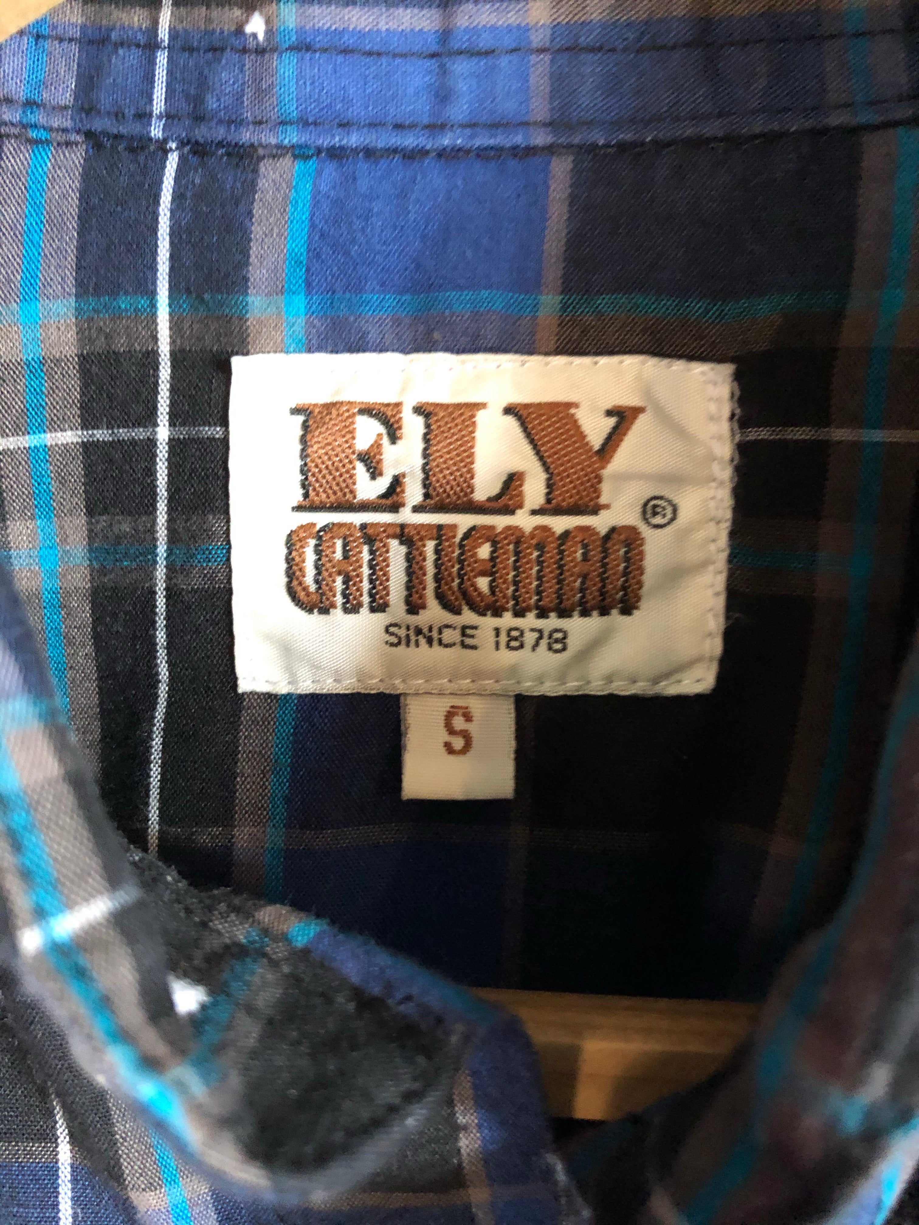 Vintage Ely Cattleman Western Pearl Snap Shirt