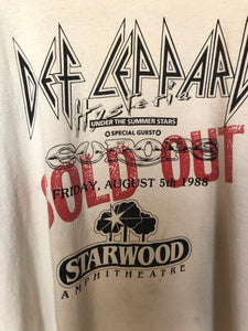 Authentic Def Leppard Hysteria w/ Europe Starwood Amphitheater