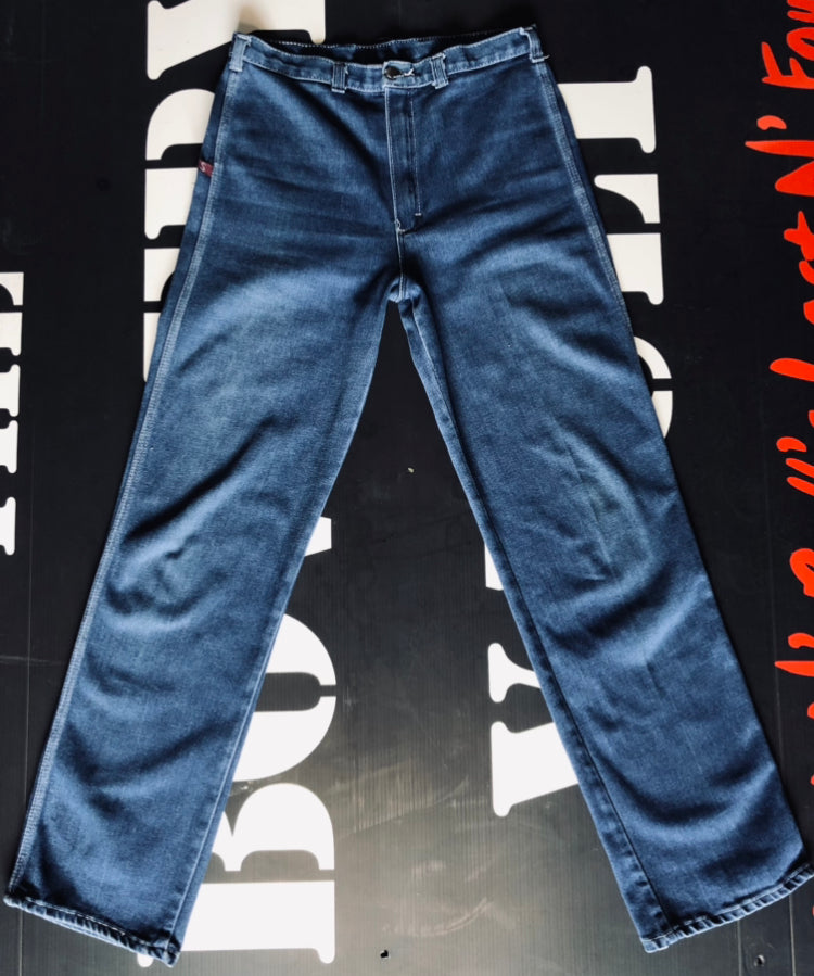 70’s Shades High Rise/Waist Denim Straight Leg Jeans